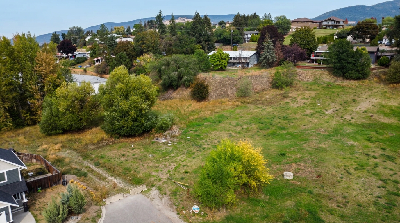Aerial site survey view 1 of 4900 Pleasant Valley Road